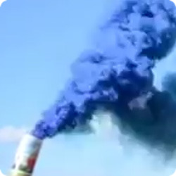 Дымовой факел (синий)