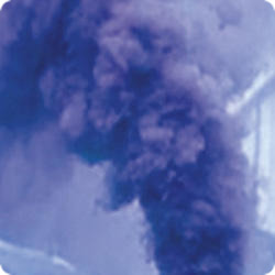 Факел дымовой фиолетовый с чекой.